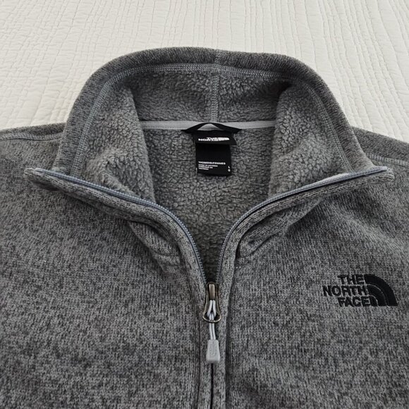The North Face Full Zip Sweater Women's Size L Fleece Jacket NF0A3LH8 EUC Knit - Picture 5 of 15